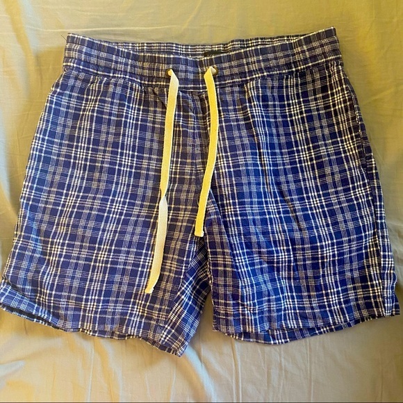 J. Crew Other - J. Crew Medium Men’s Casual Blue Plaid Shorts